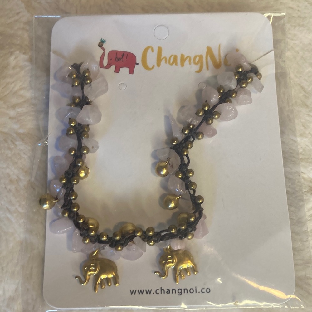 Cute Elephant Ankle Bracelet